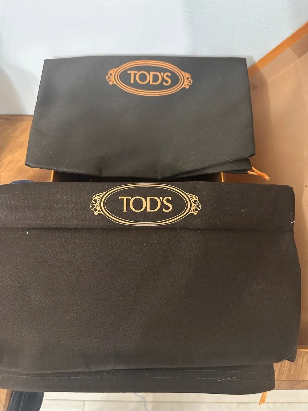 Tod’s Gommino Men's Navy Blue Suede Driving Loafers SZ 10 Luxury Coastal EUC